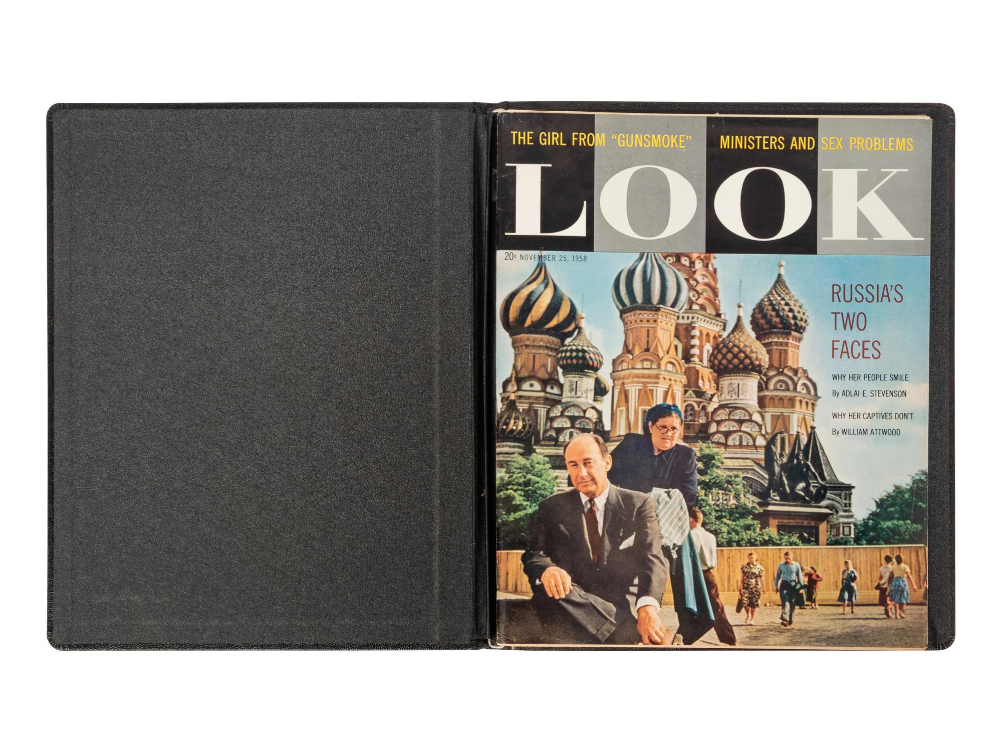 A Group of "Saturday Evening Post" and "Look" Presentation Editions from The Collection of Hall of Fame Oklahoma Football Coach Bud Wilkinson,