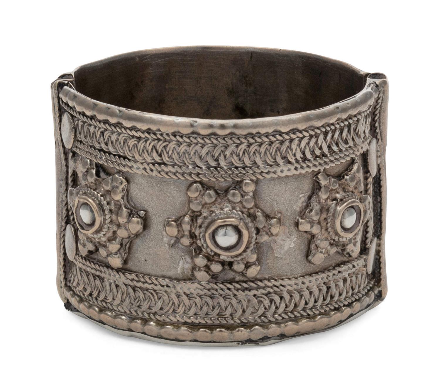 A Palestinian Silver Toothpick Holder