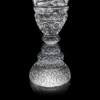 A Nepalese Rock Crystal Manjushri 尼泊爾水晶雕四臂文殊說法像