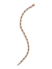 DIAMOND AND RUBY BRACELET