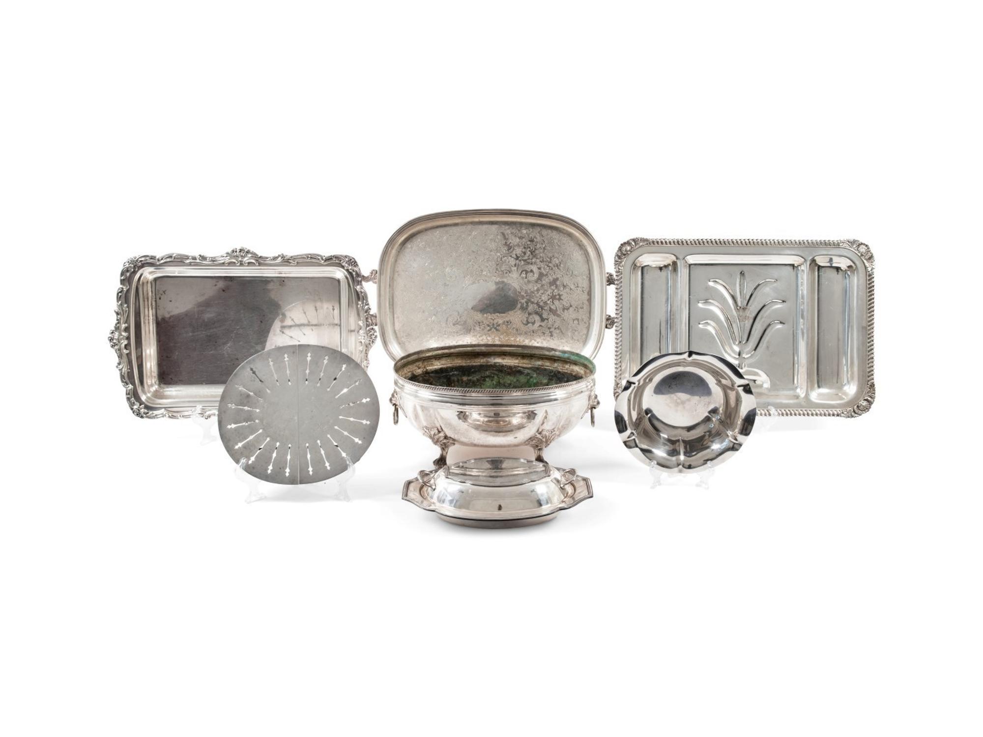 A Collection of Silverplate Items — 20TH CENTURY