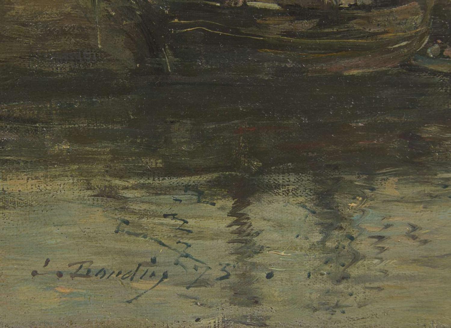 Eugène Boudin (French, 1824-1898) - Port en Bretagne