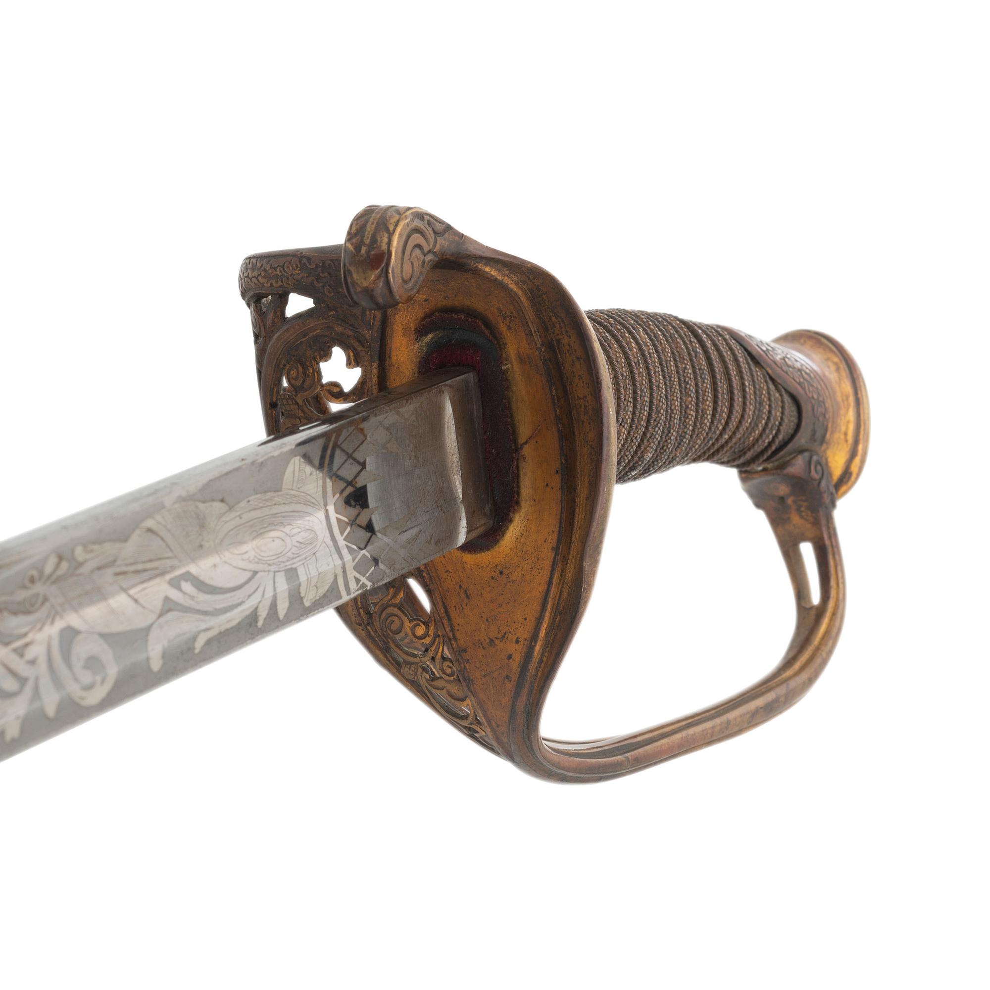 Horstmann Model 1850 Staff and Field Officer's Sword Presented to Lt. Colonel (General) James Selfridge - 46th PA Infantry