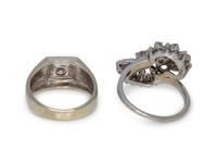 COLLECTION OF DIAMOND RINGS