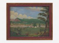 Joseph Henry Hidley (American, 1830–1872) - Panoramic Landscape