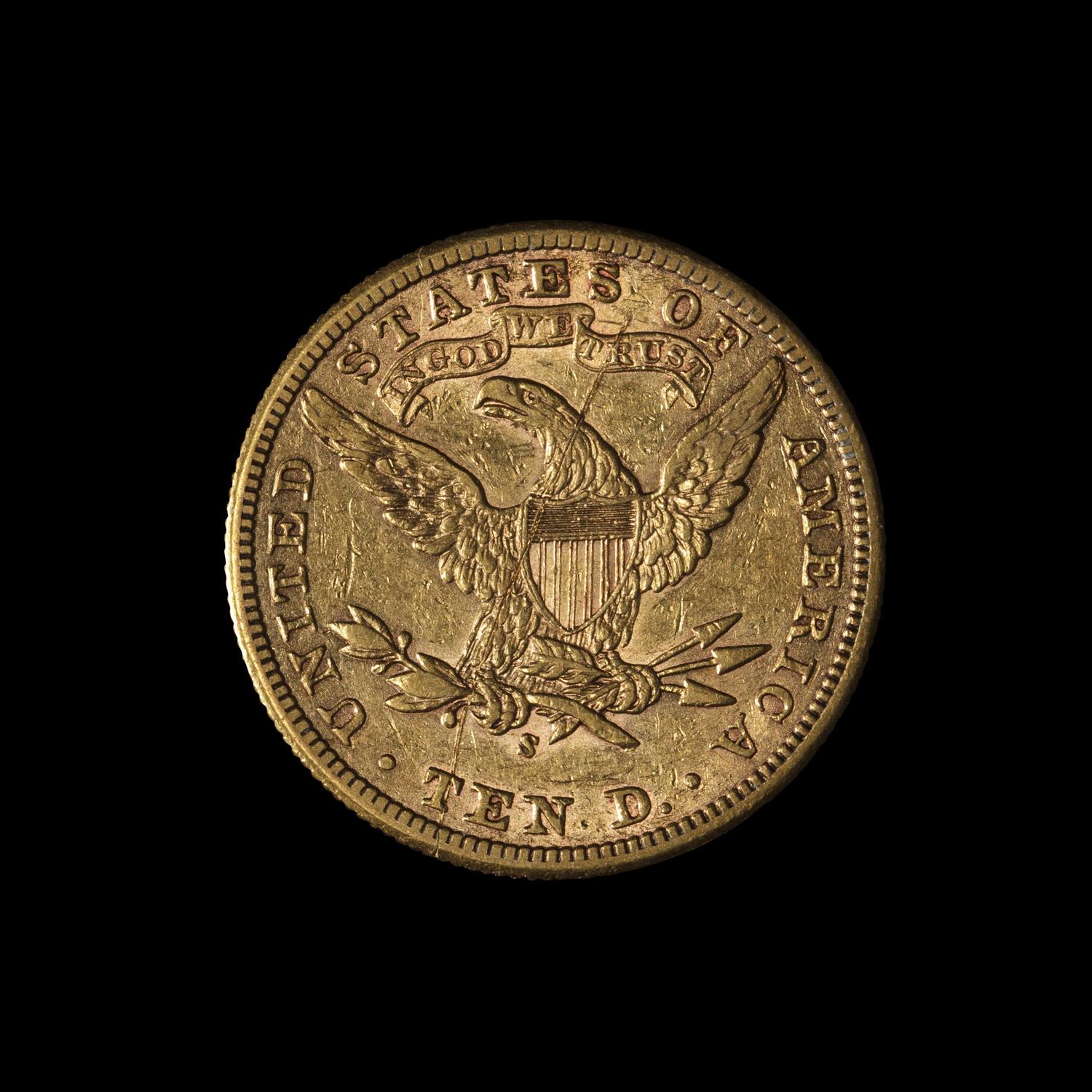 A 1907-S Liberty Head $10 Gold Coin