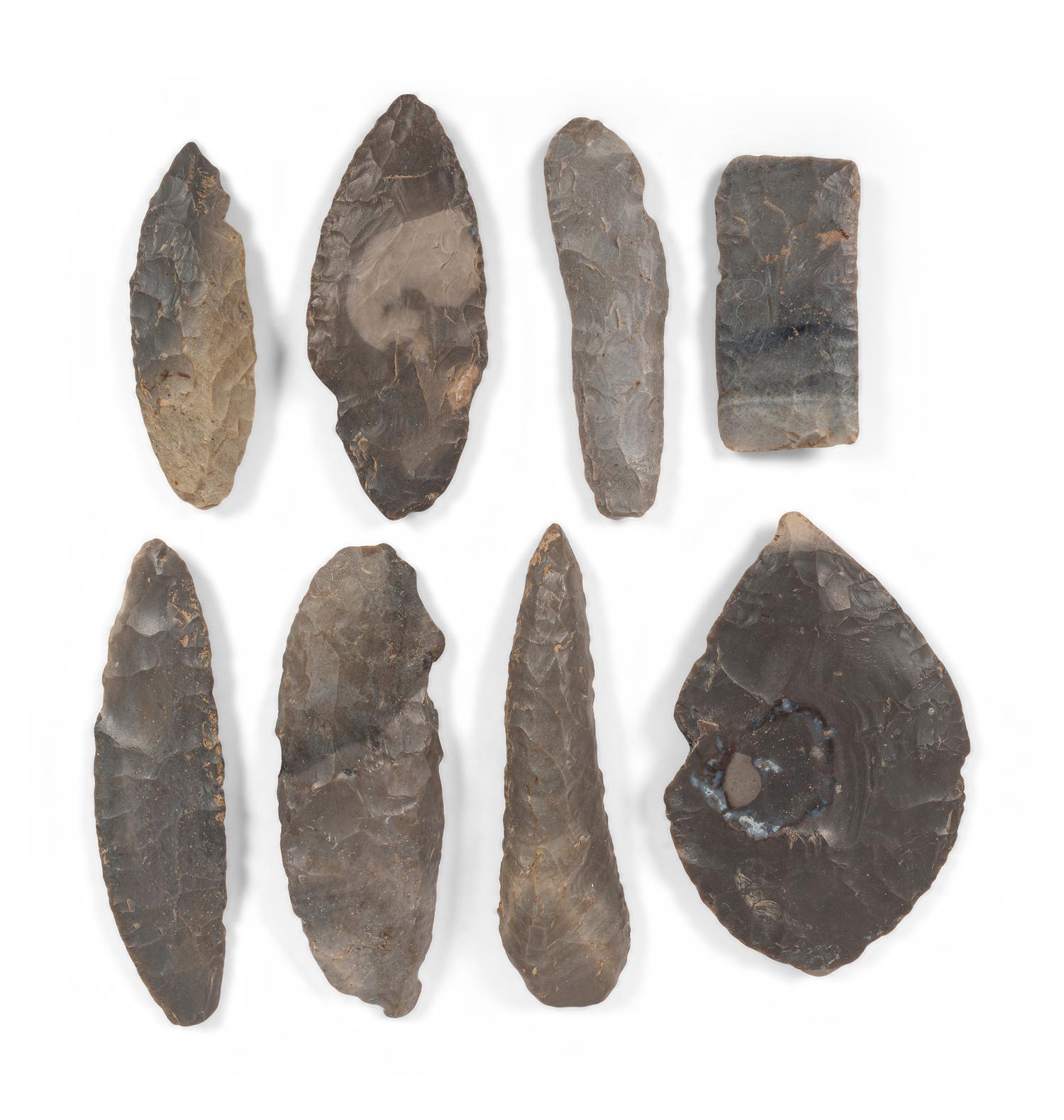 A Group of Hornstone Blades and Knives