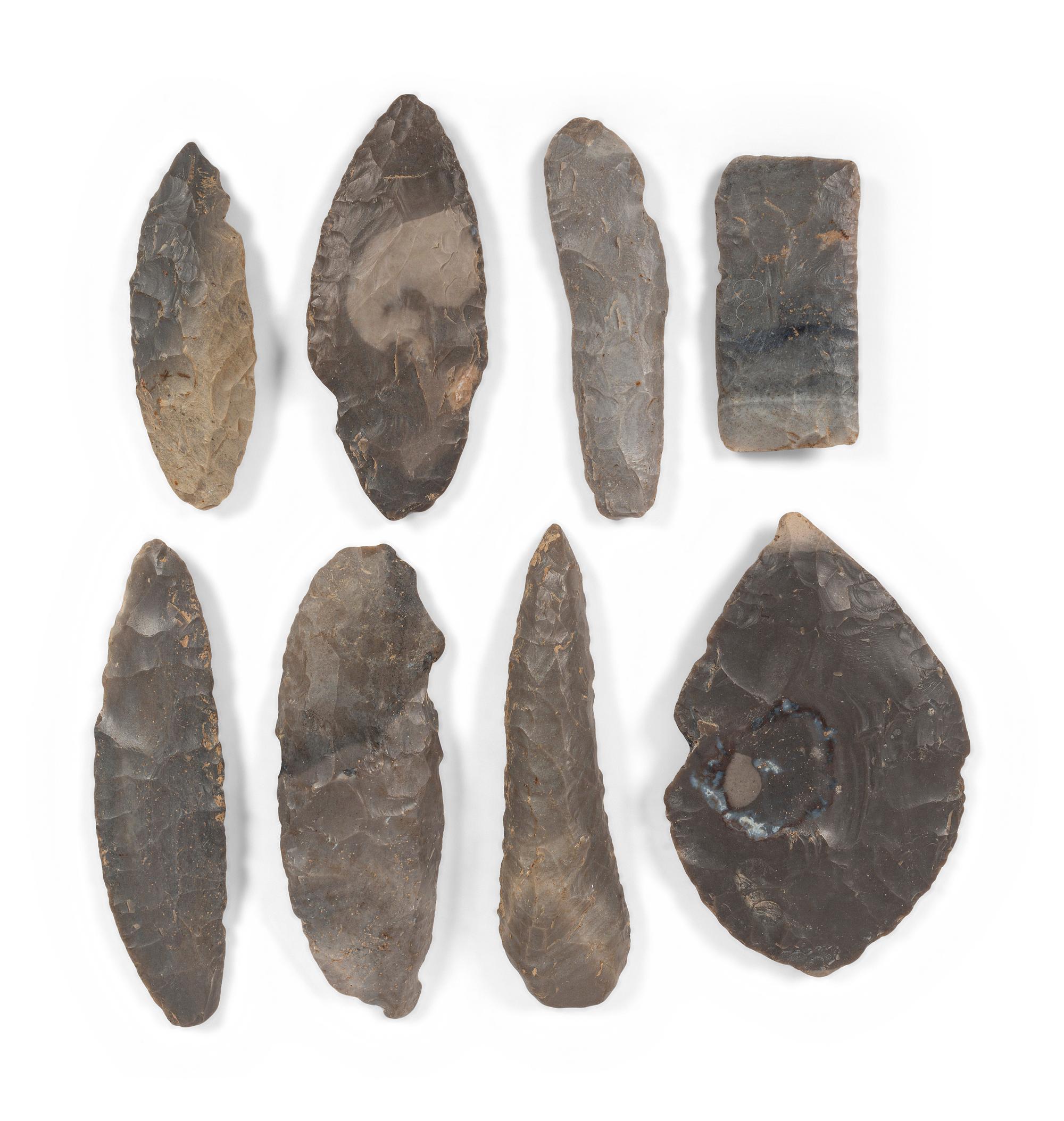 A Group of Hornstone Blades and Knives