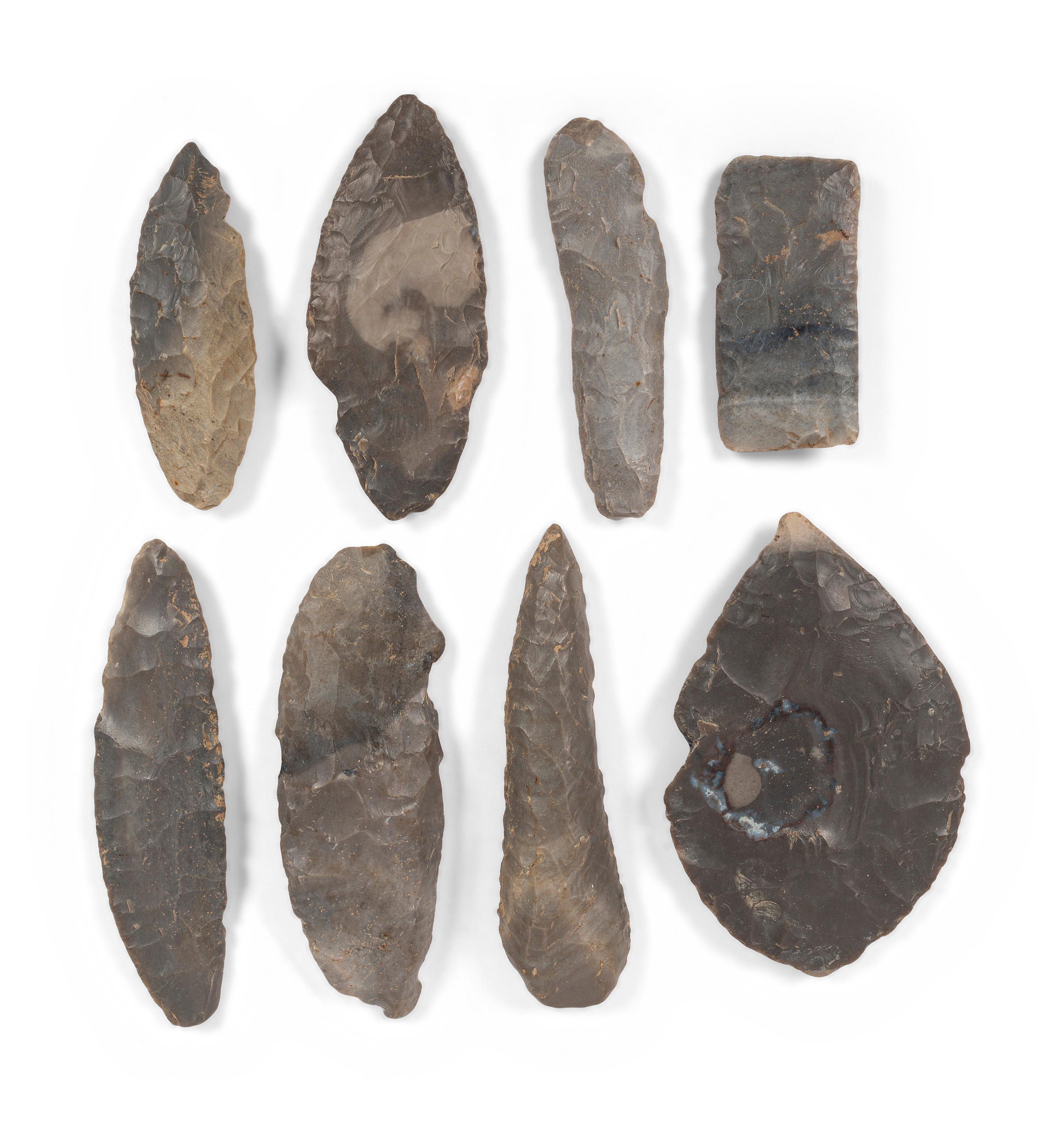 A Group of Hornstone Blades and Knives
