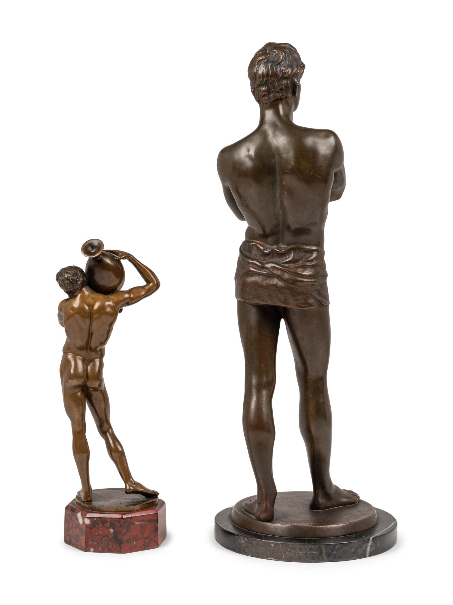 Two Bronze Figures
