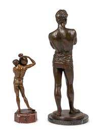 Two Bronze Figures