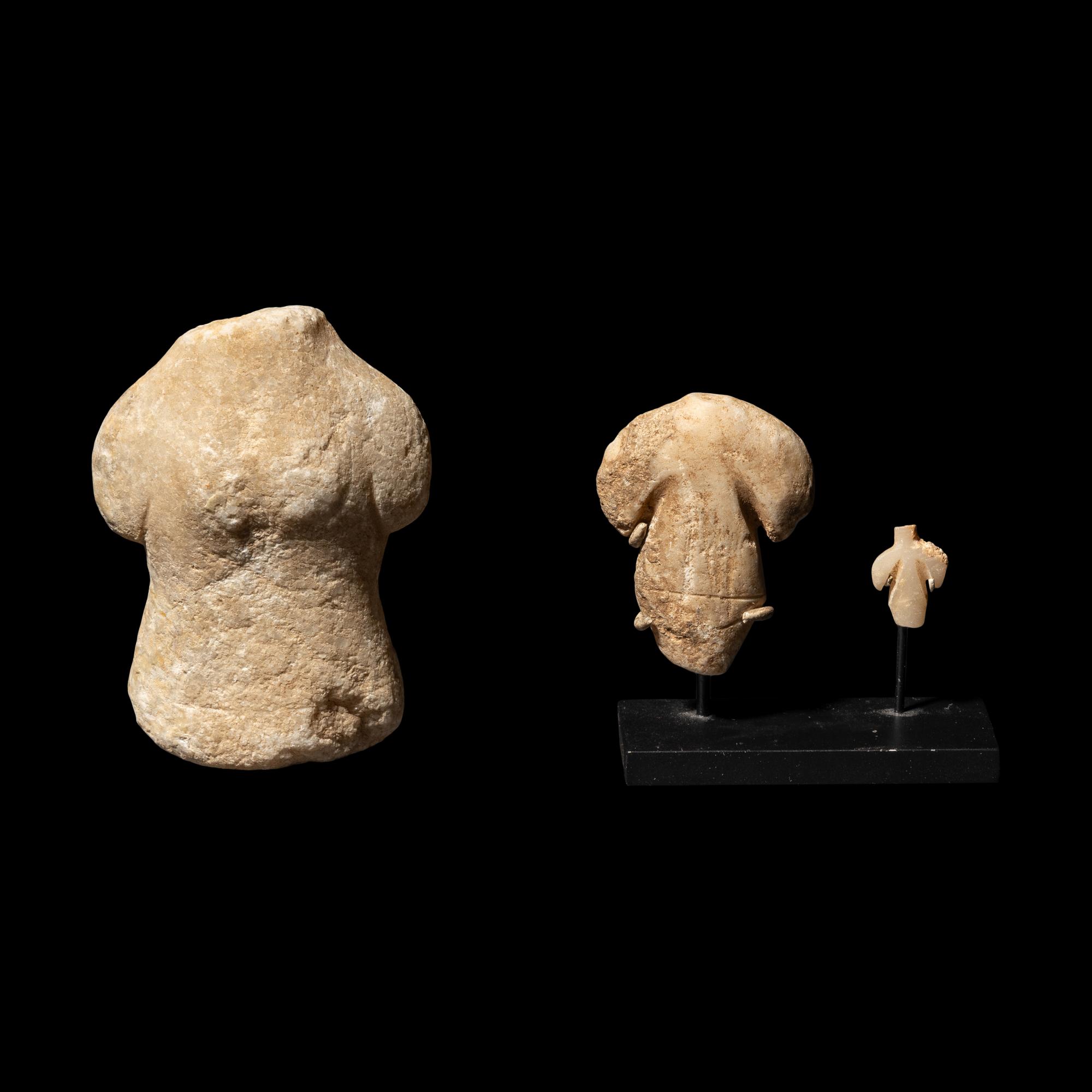 Three Anatolian Marble Figures