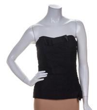 An Yves Saint Laurent Black Bustier, Size 44.