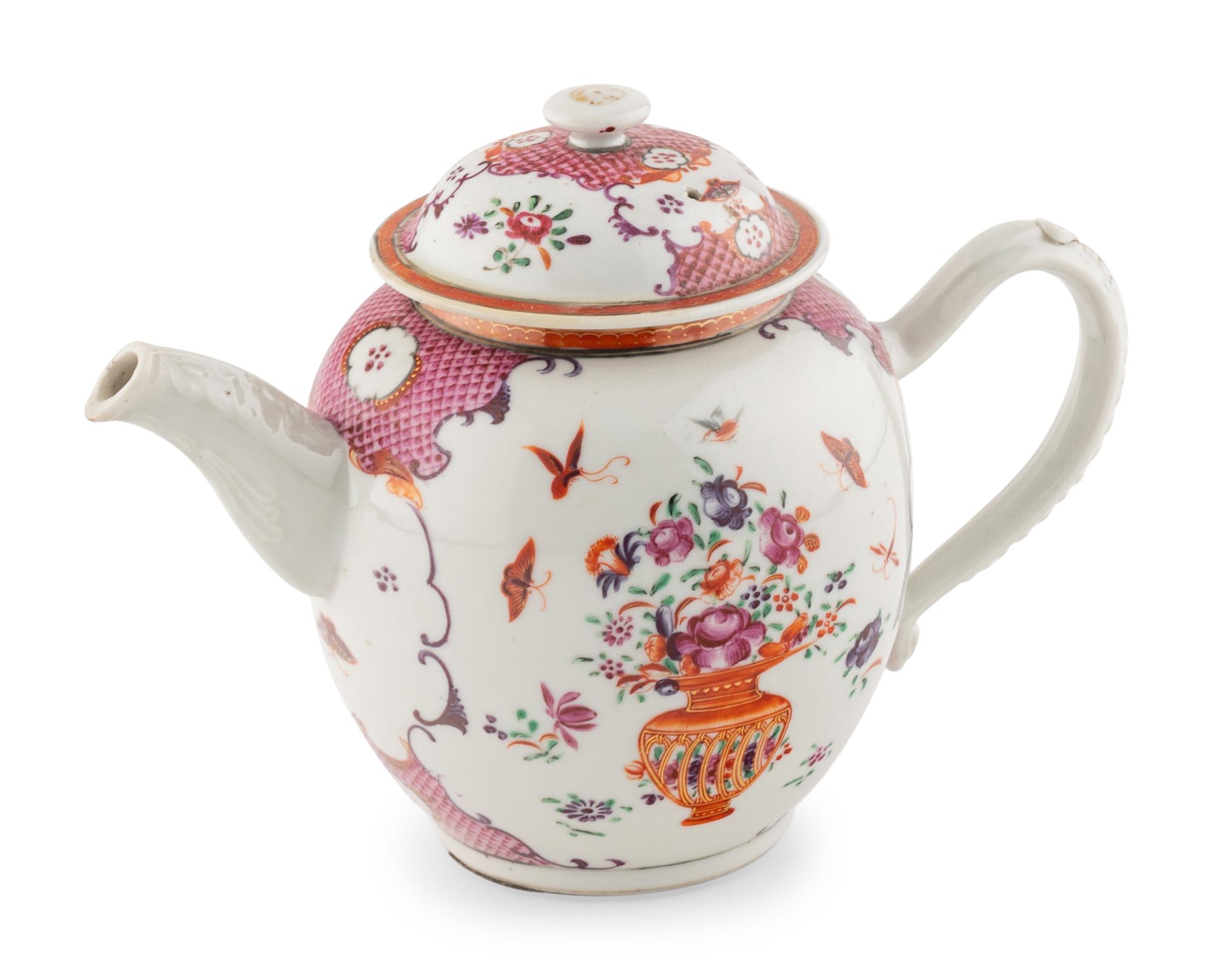 A Chinese Export Porcelain Teapot