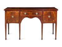 A George III Inlaid Mahogany Sideboard