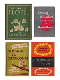 ORWELL, George (1903-1950). A group of 4 FIRST EDITIONS, comprising: