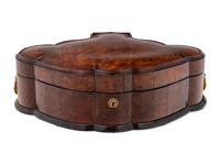 A Continental Burl Walnut Box
