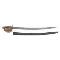 US Model 1860 Naval Cutlass by Ames with Scabbard