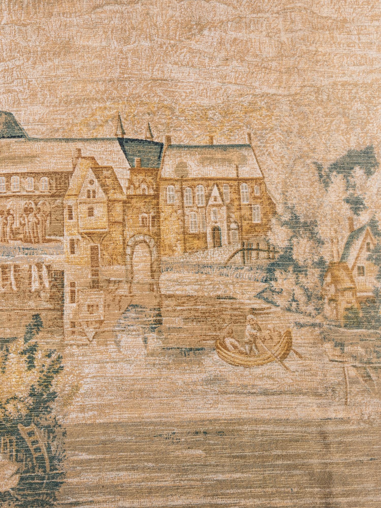 A Flemish Style Printed Tapestry