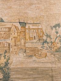 A Flemish Style Printed Tapestry