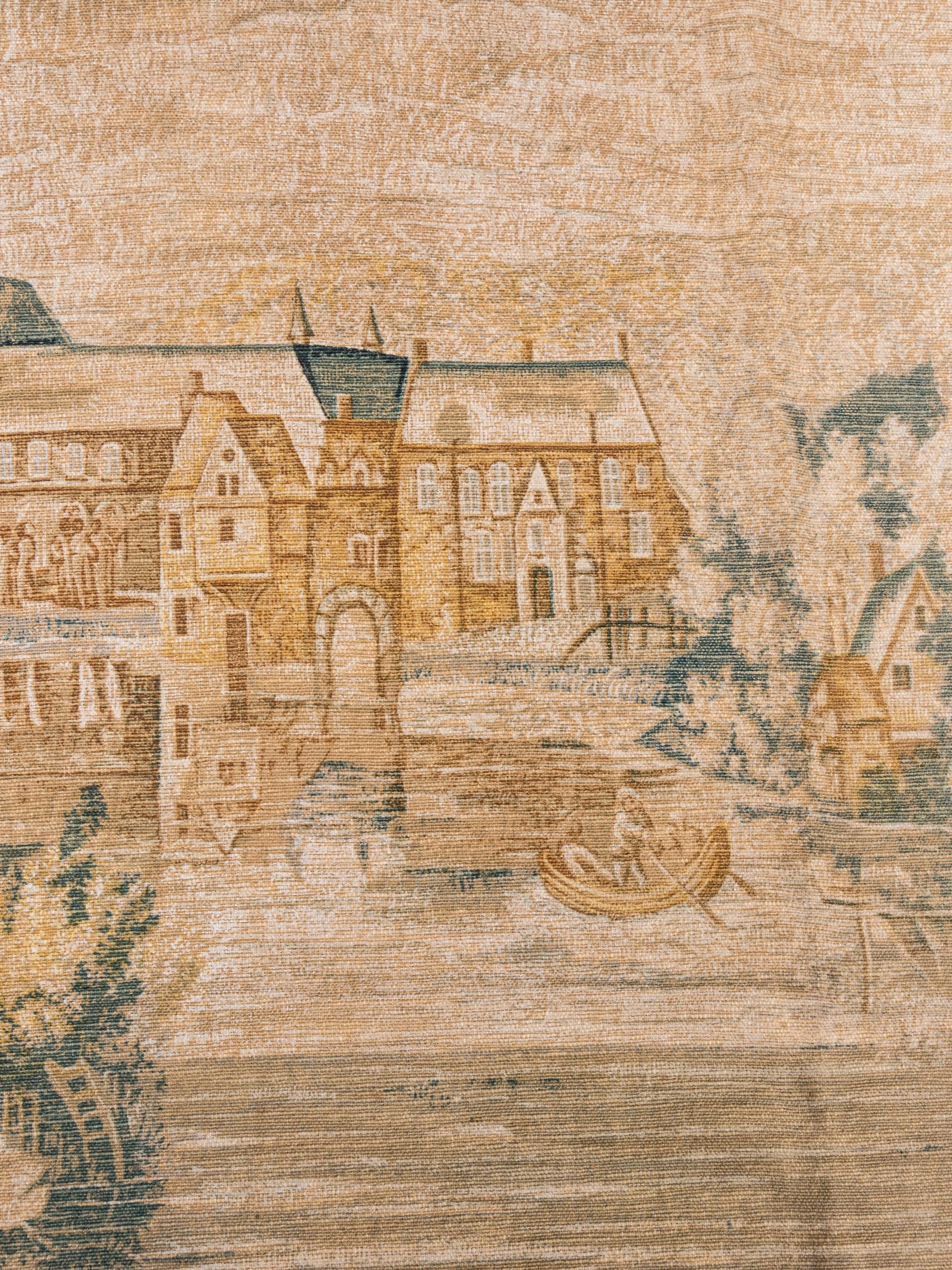 A Flemish Style Printed Tapestry