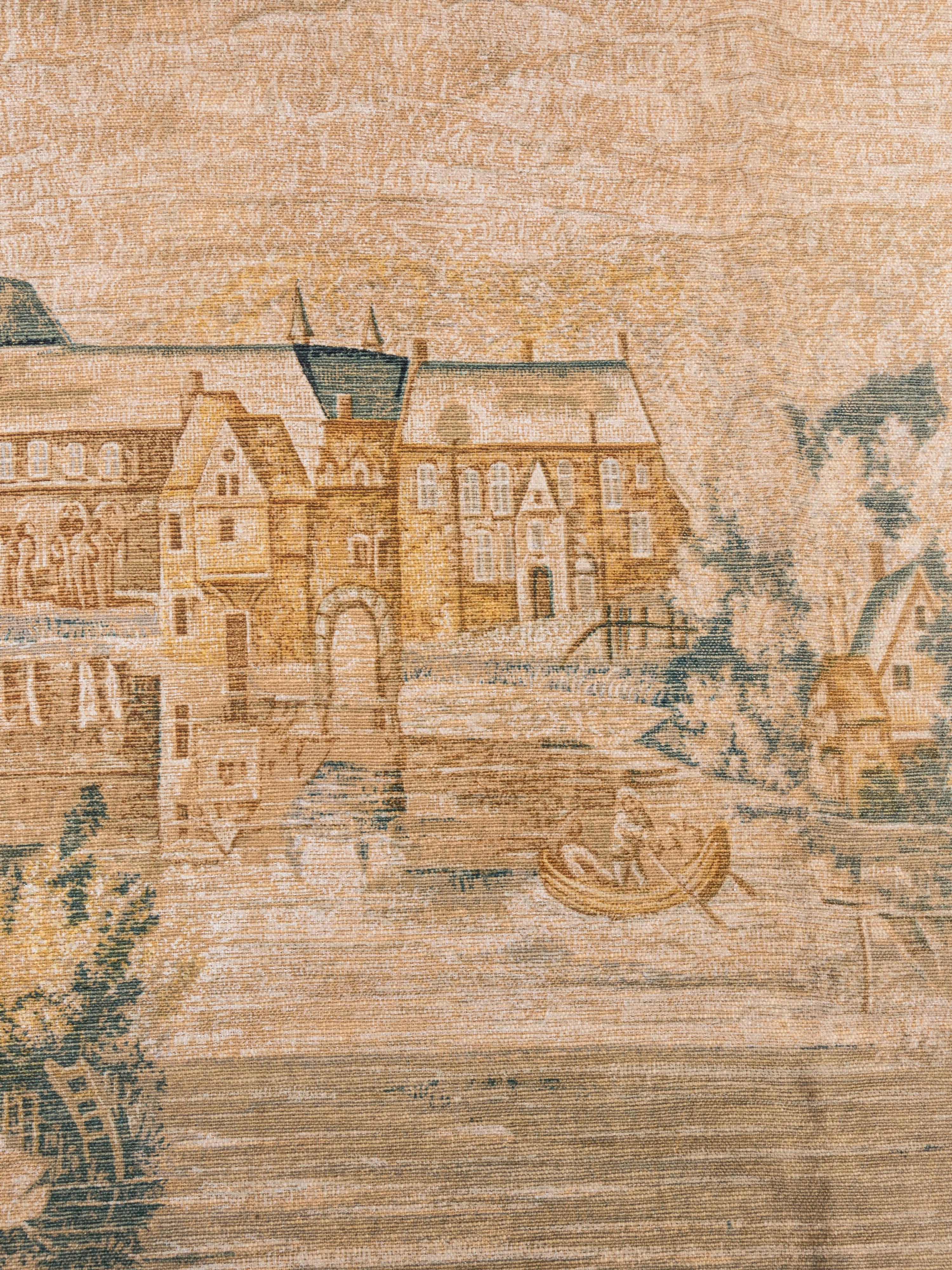 A Flemish Style Printed Tapestry