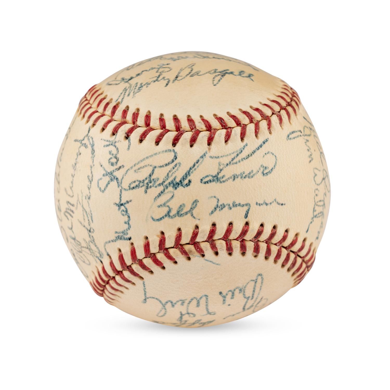 A 1951 Pittsburgh Pirates Team Signed Autograph Baseball (JSA Letter of Authenticity)