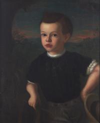 Attributed To Shepard Alonzo Mount (1804-1868), A Portrait of a Young Boy