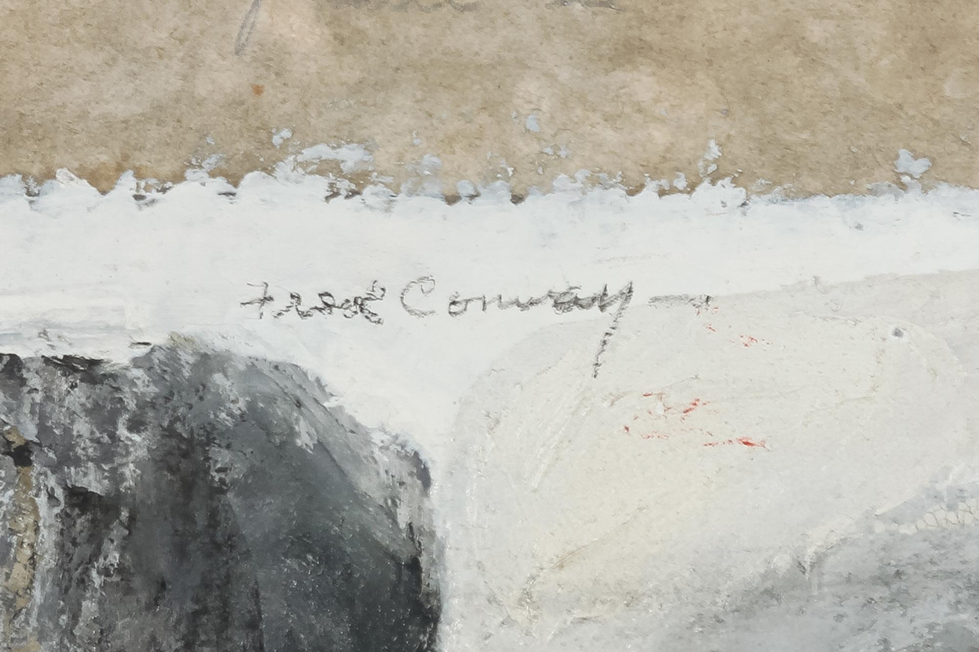 Beach Scene (verso: Town Scene)