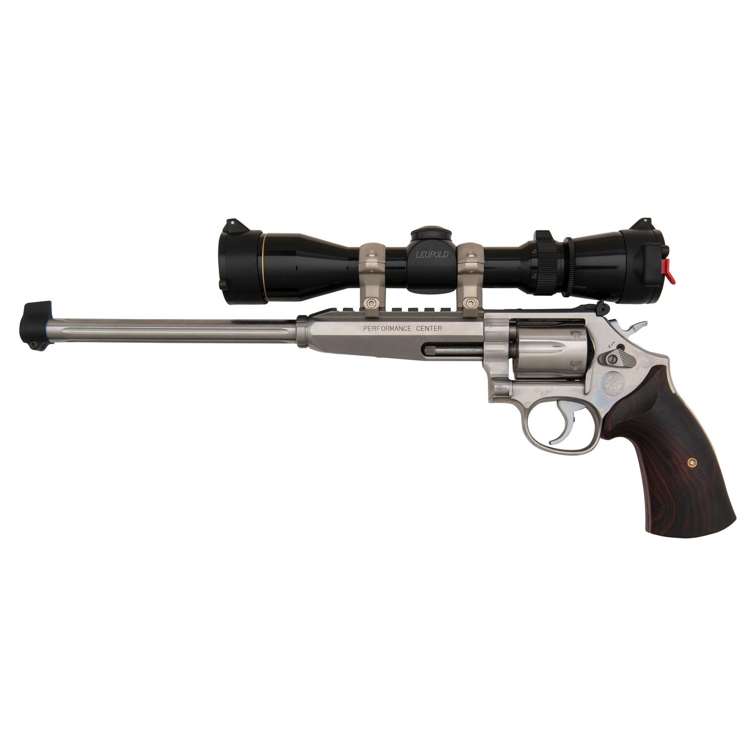 *Smith & Wesson Performance Center Model 647-1 Varmint Revolver in Soft Case with Leupold 2.5-8x Scope