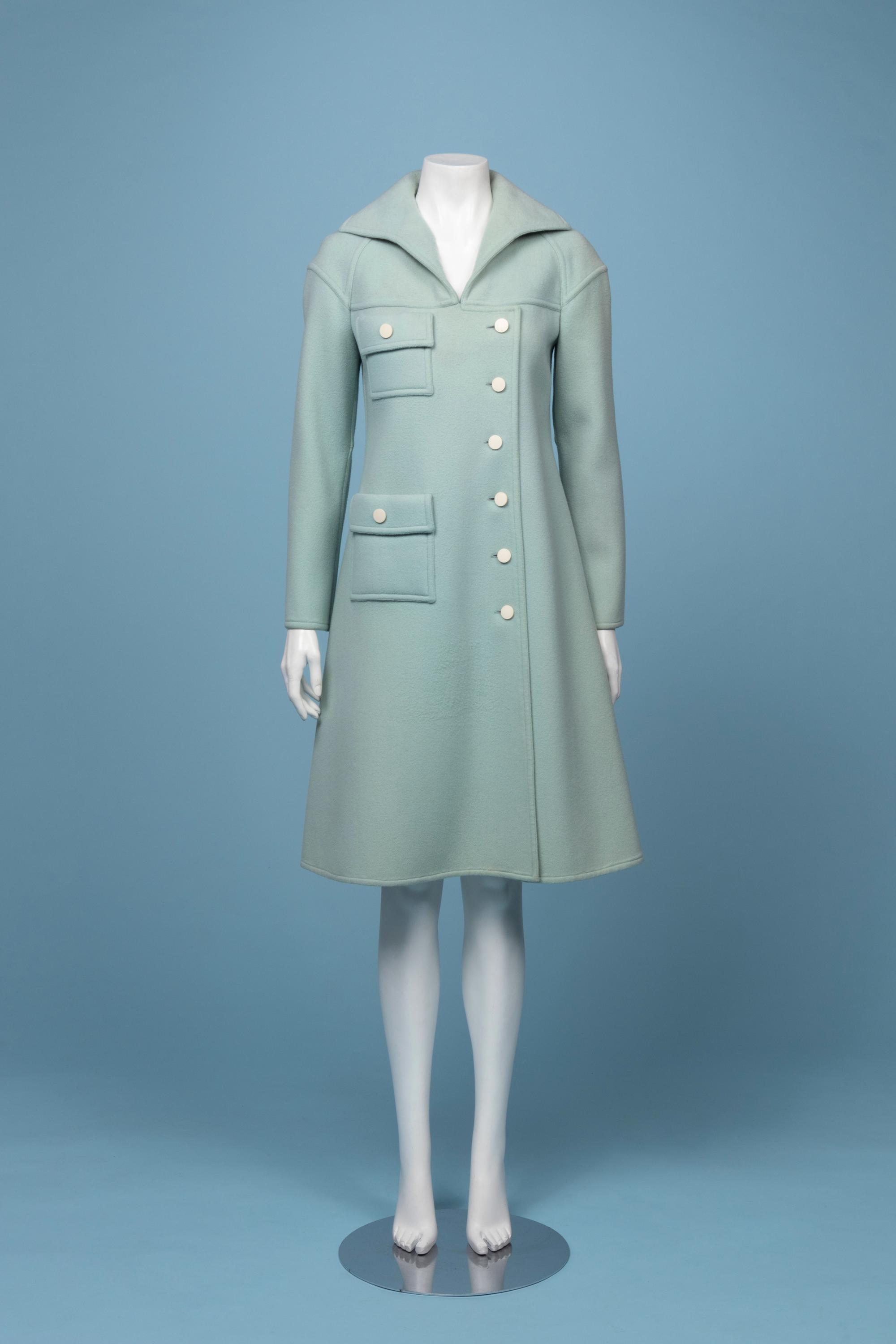 Andre Courrèges Wool Coat, 1960s