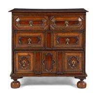 A Charles II Oak Chest of Drawers