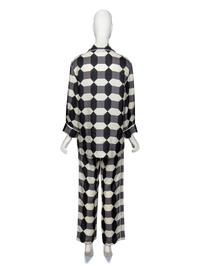 GUCCI, PRINTED SILK TWILL PAJAMA ENSEMBLE