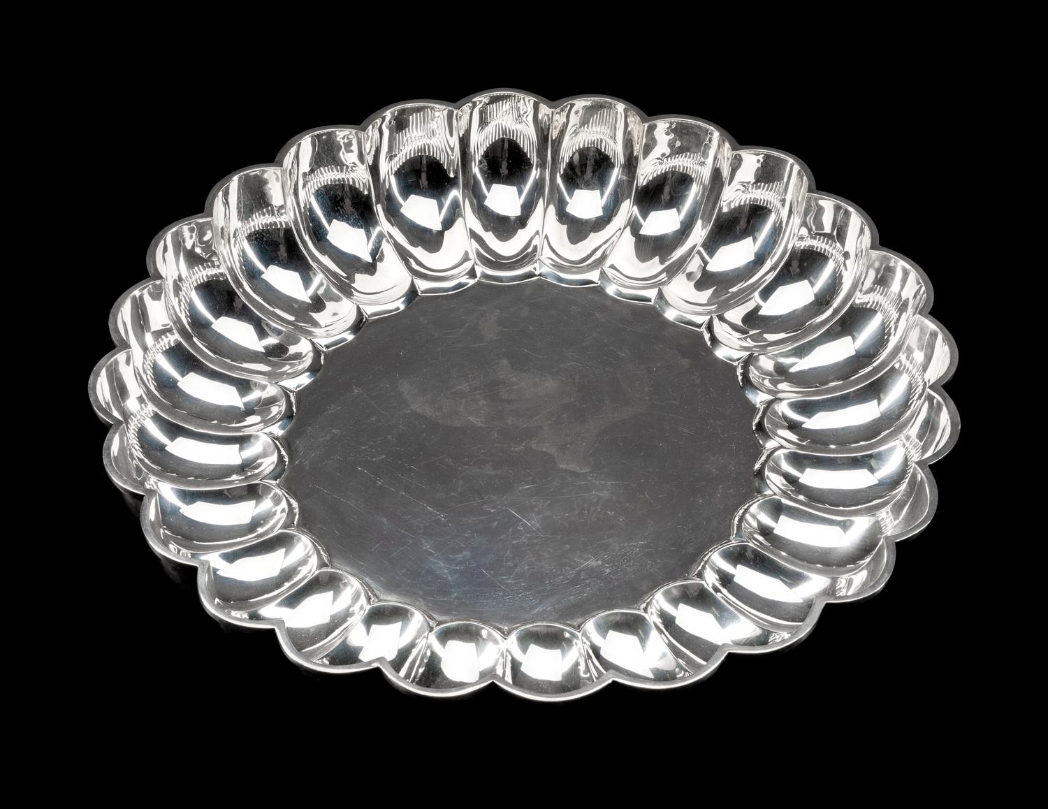 A Mexican Silver Center Bowl