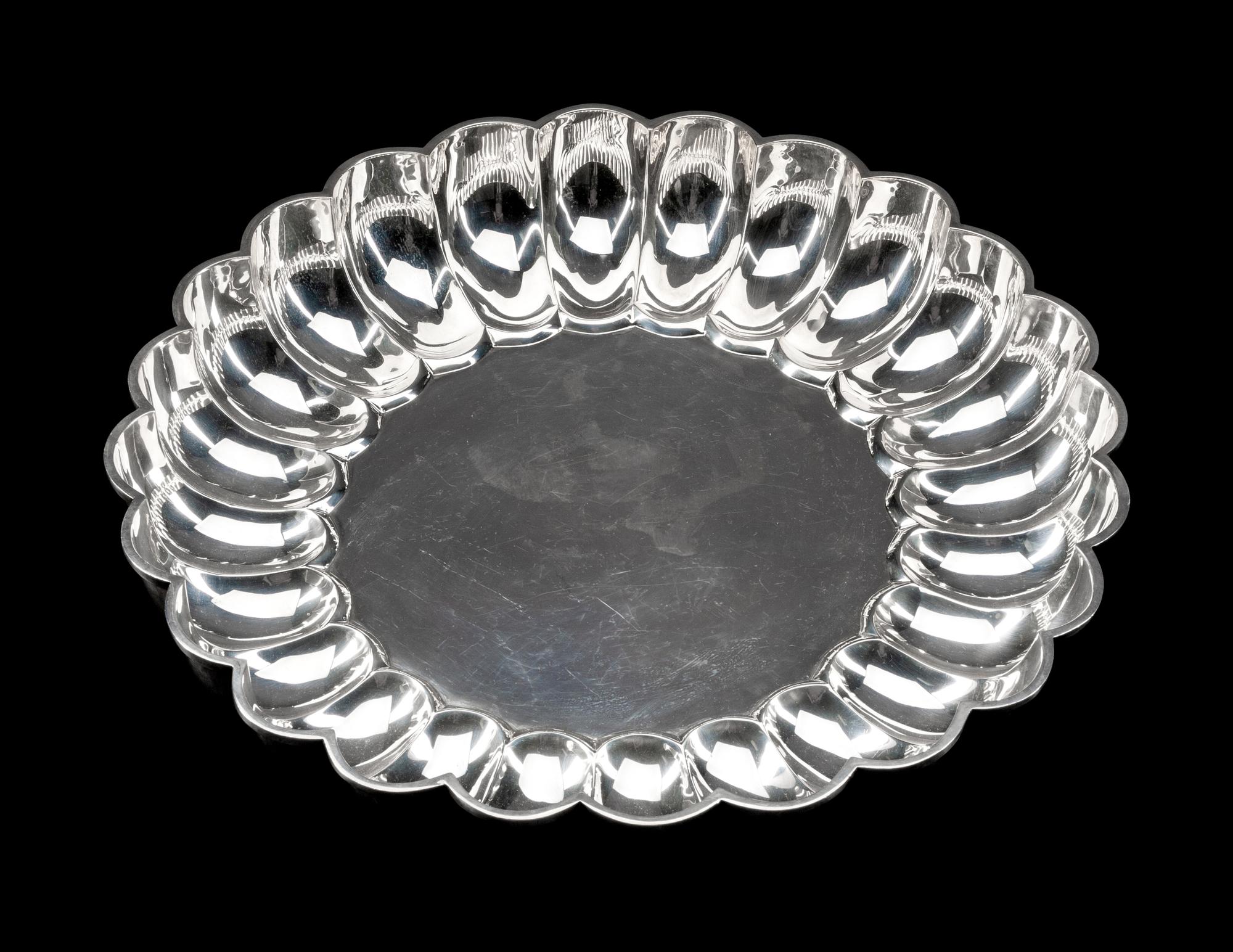 A Mexican Silver Center Bowl