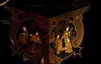 Four Japanese Export Gilt Lacquered Wares
