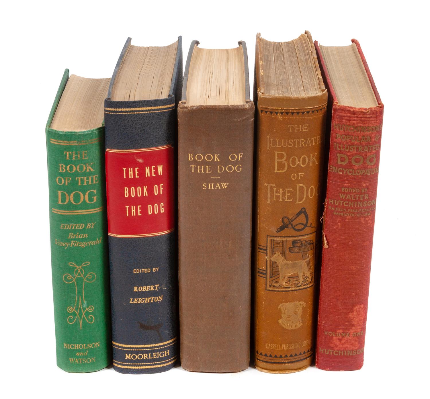 Twelve Reference Books regarding Dogs