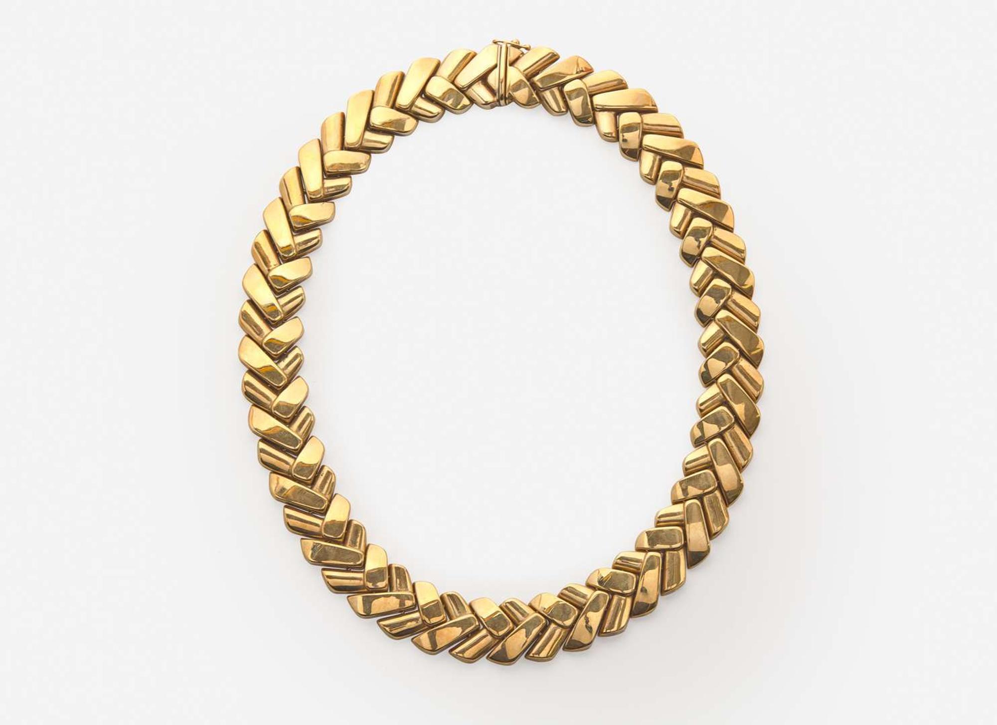 A 14K Yellow Gold Necklace