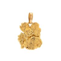 YELLOW GOLD NUGGET PENDANT
