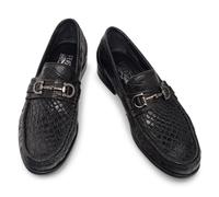 SALVATORE FERRAGAMO MEN'S CROCODILE LOAFERS