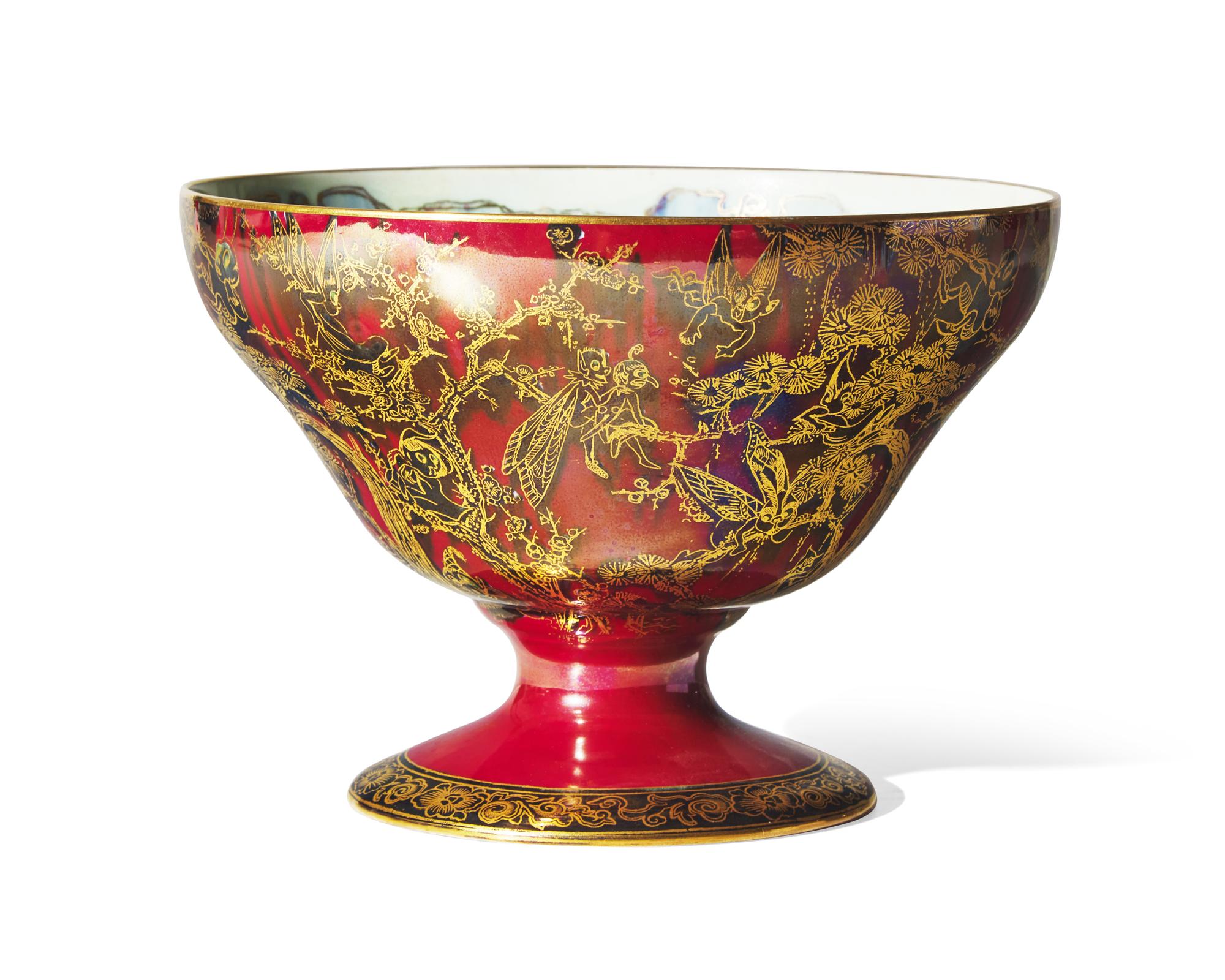A Wedgwood Fairyland Lustre 'Melba Centre' Bowl