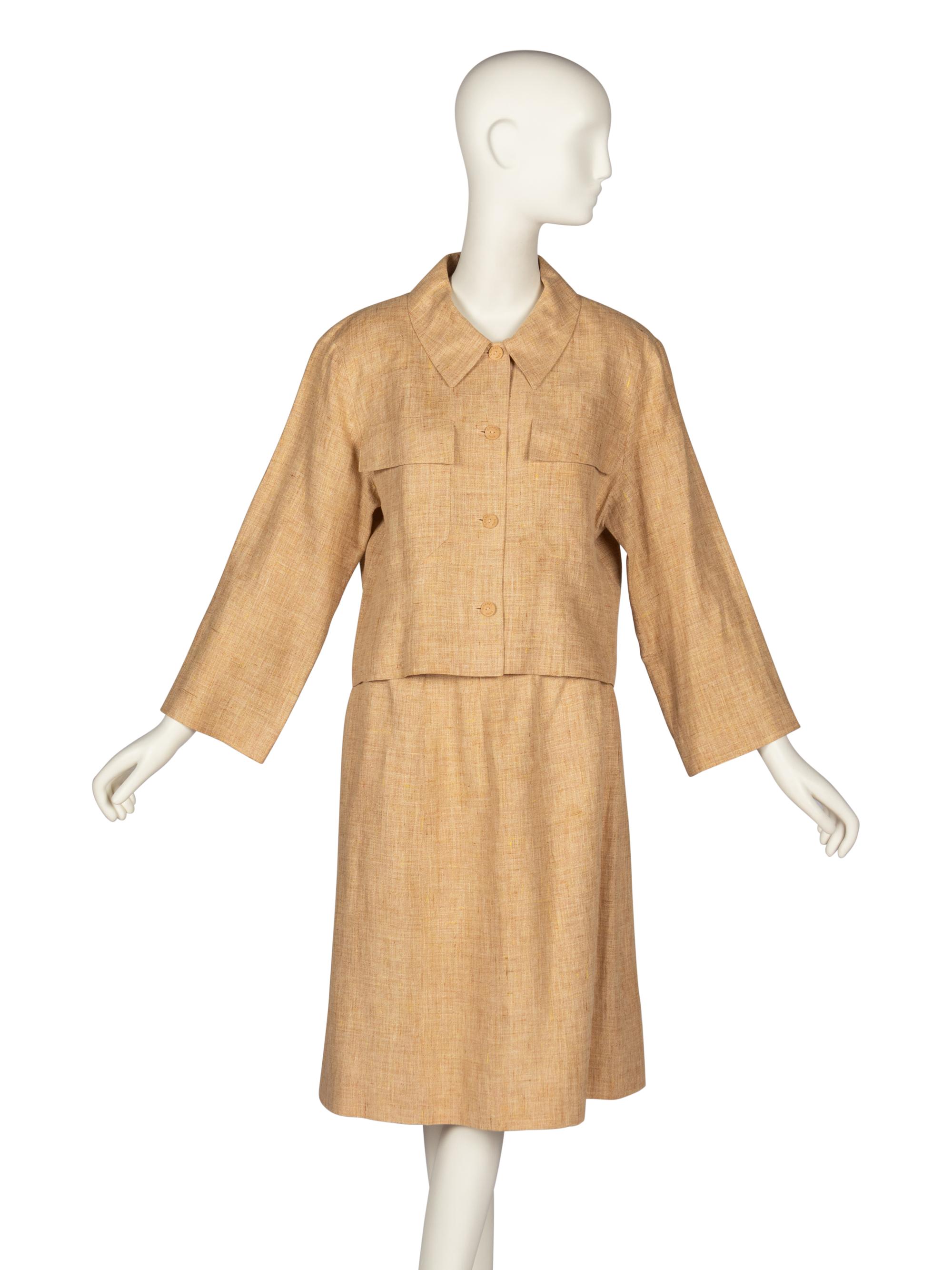Chanel Linen Skirt Suit, Cruise 2000