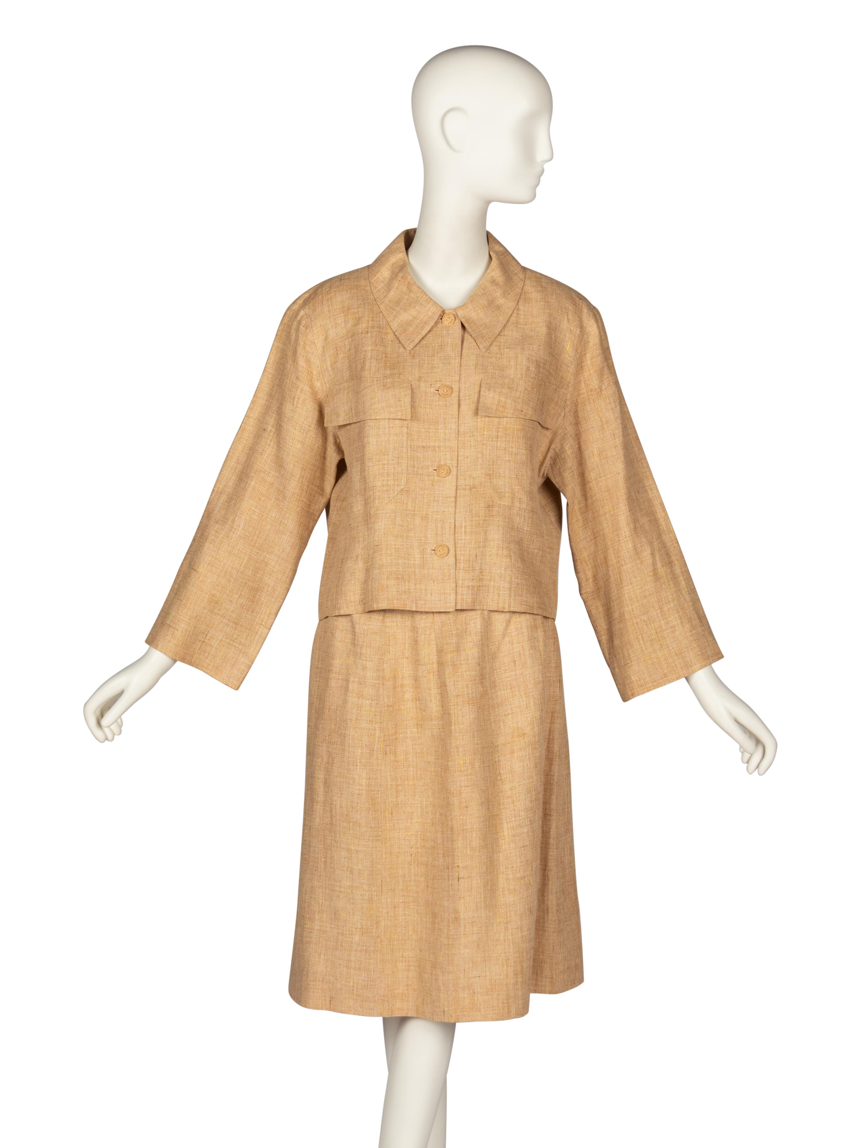 Chanel Linen Skirt Suit, Cruise 2000