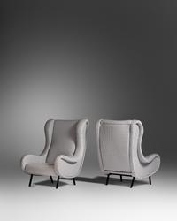 Pair of Senior Lounge Chairs, c. 1951, Arflex, Italy