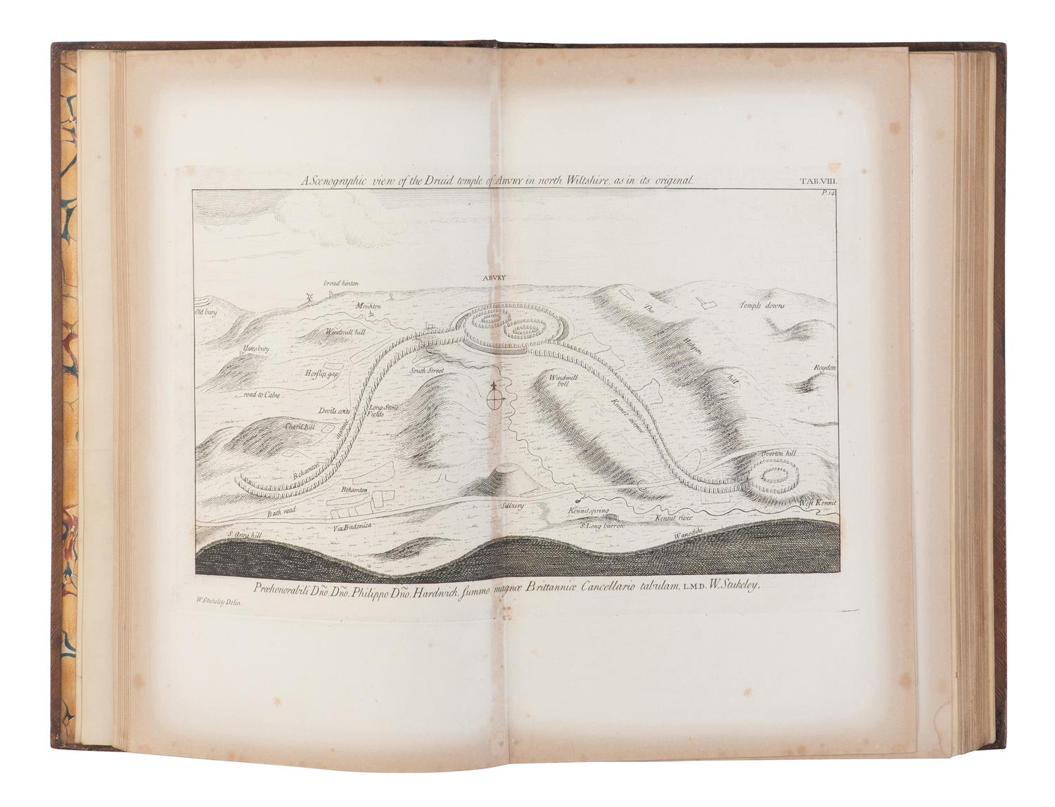 Stukeley, William (1687-1765). Stonehenge: A Temple Restor'd to the British Druids . London: Printed for W. Innys and R. Manby, 1740 [but 1838].