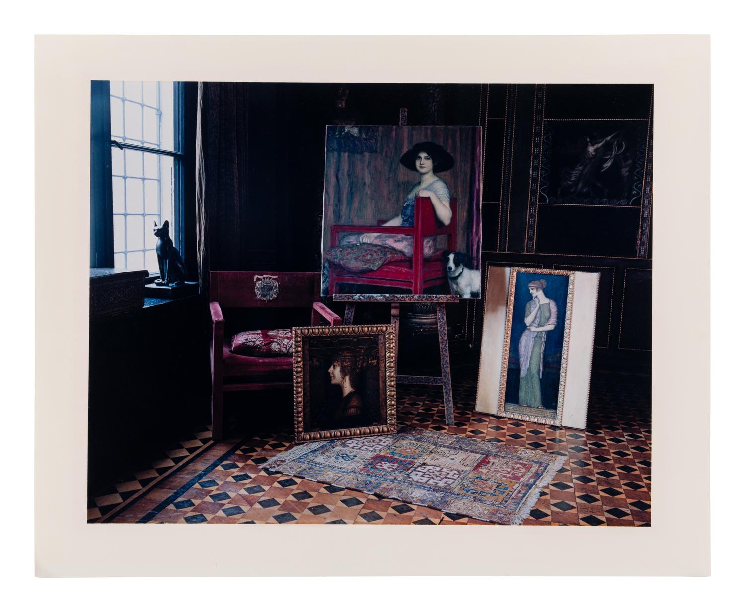 Evelyn Hofer (1922-2009) 260, Villa Stuck, Munich, 1984 ; and Maison Solvay Bruxelles, 1985