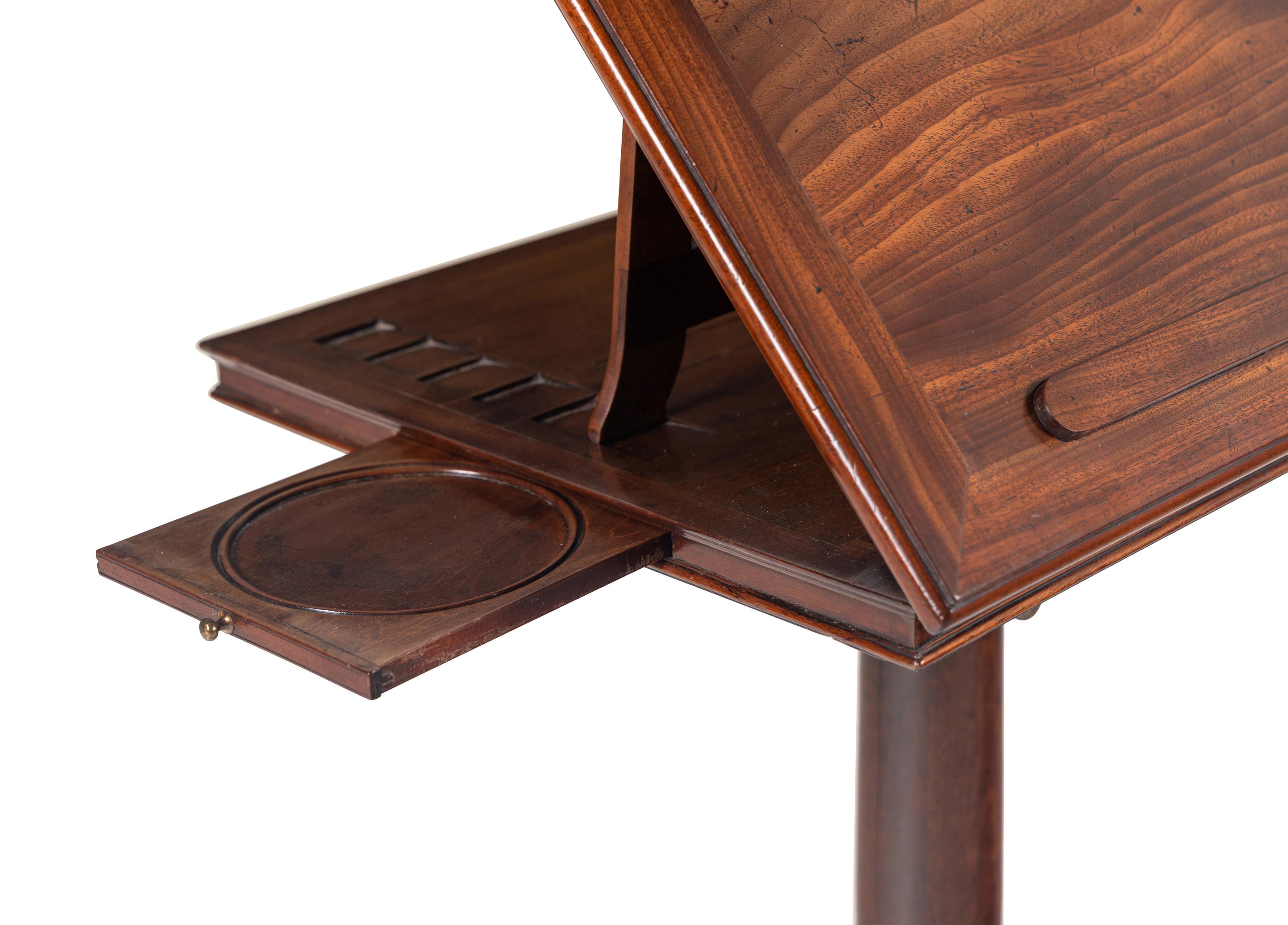 A George III Mahogany Drafting Table
