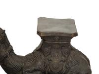 An Anglo Indian Bronze Camel Side Table