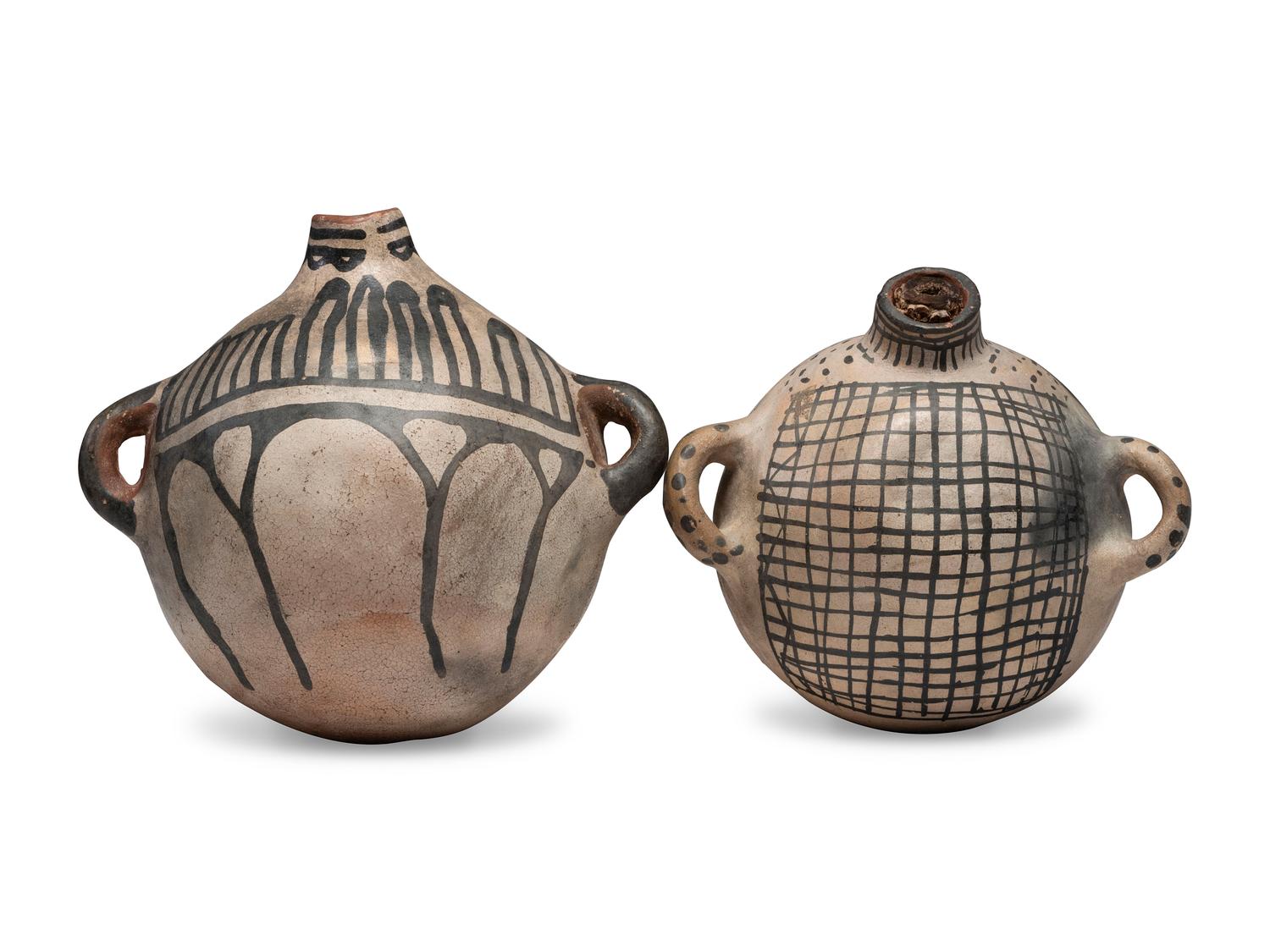 Cochiti Pottery Canteens
