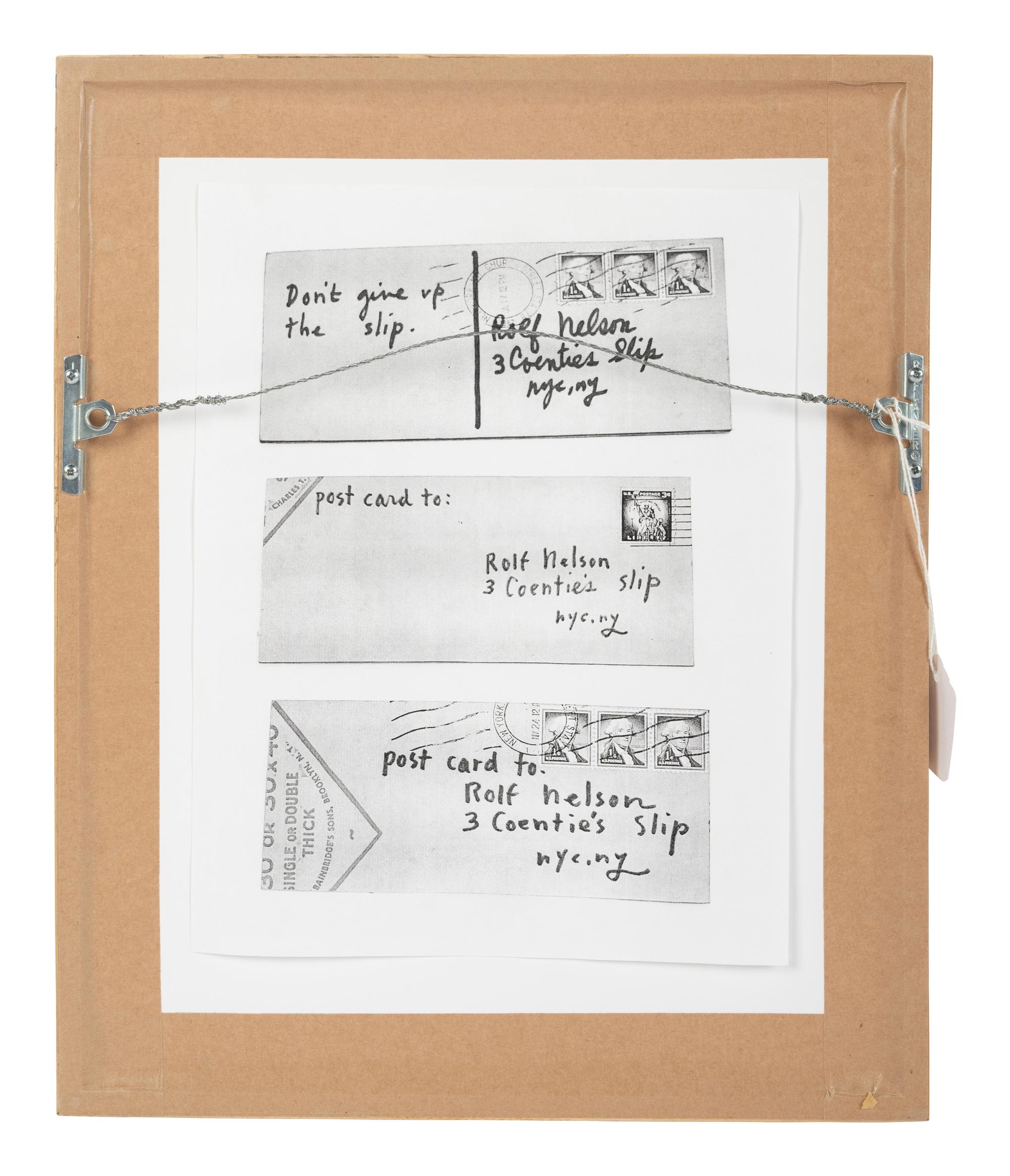 Untitled (Don't Give Up the Slip), c. 1962